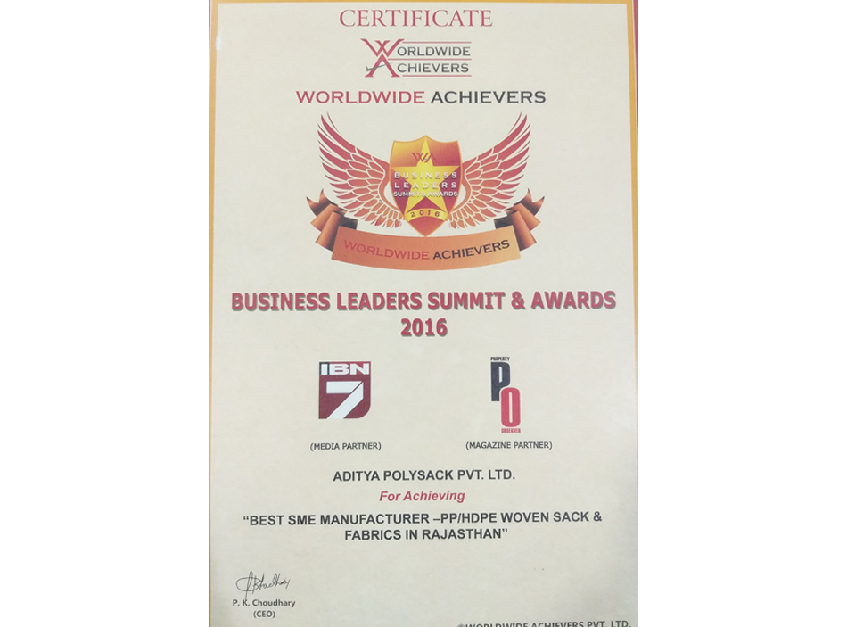 Award Certificate 2